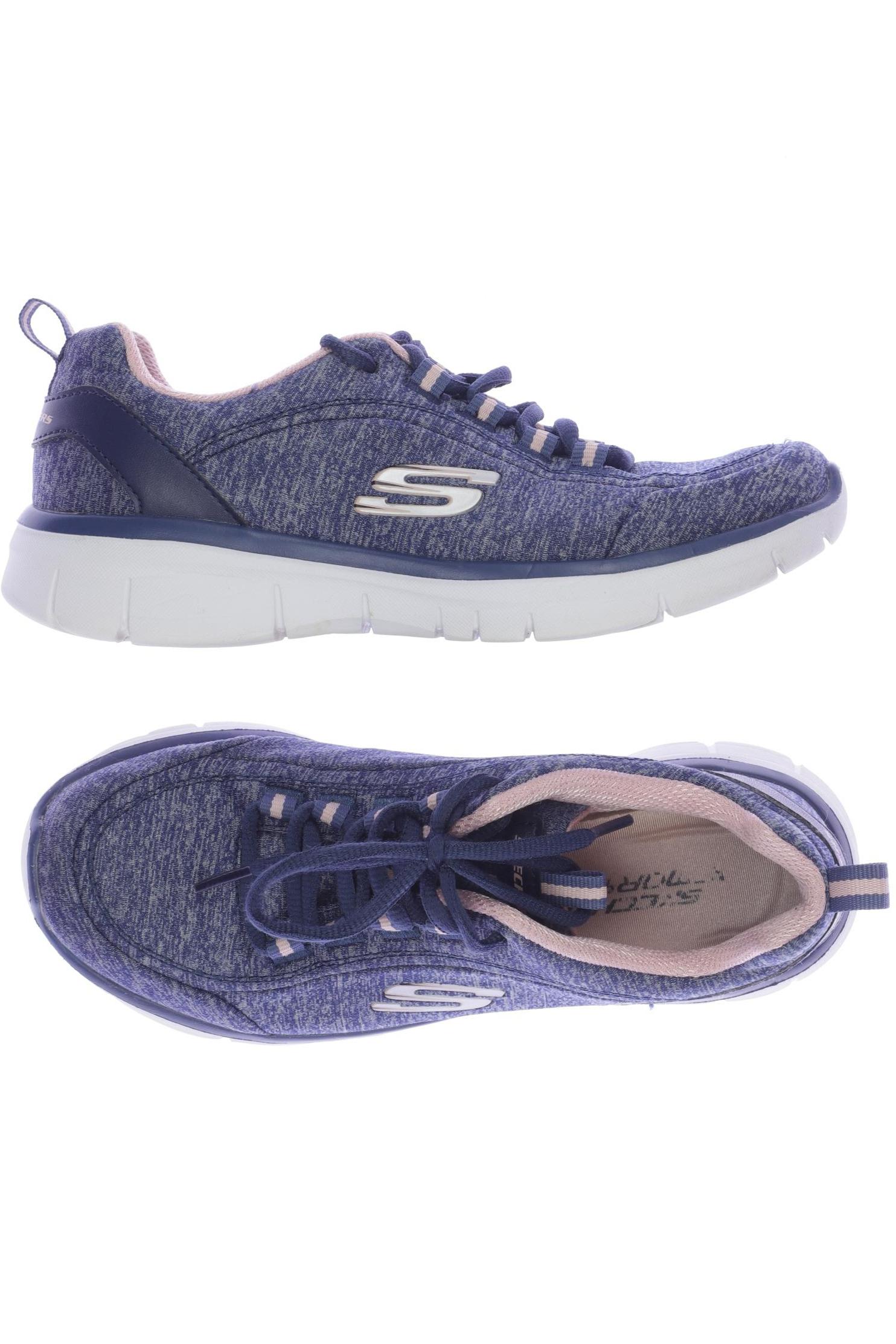 SKECHERS Damen Sneakers, blau von Skechers