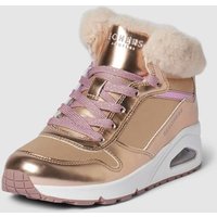 SKECHERS High Top Sneaker mit Label-Details Modell 'UNO - COZY ON AIR' in Rose Gold, Größe 34 von Skechers