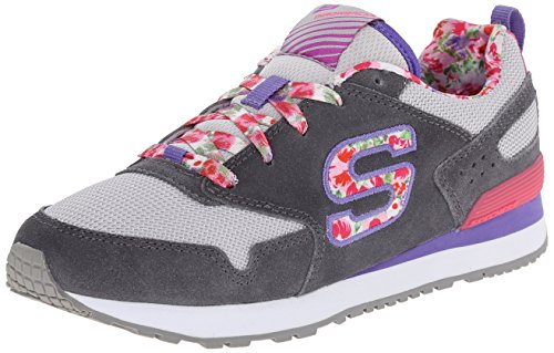 Skechers (SKEES) Mädchen, Funktionsschuh, Retrospect- floral Fancies, grau (gymt), 28 von Skechers