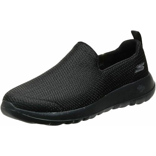 Skechers Herren Go Walk Max Slip On Trainers, Schwarz (BBK Black), 45 EU von Skechers