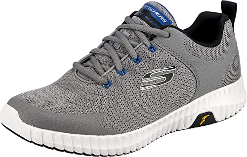 Skechers Elite Flex Sneaker Herren grau, 42 EU - 7.5 UK - 8.5 US von Skechers