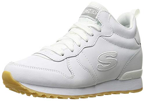 Skechers OG 85 GOLD'N GURL Damen,Frauen Schnürschuhe,Schnürer,Halbschuhe,Straßenschuhe,Freizeitschuhe,Halbschuhe,Sportschuhe,Weiß,40 EU von Skechers