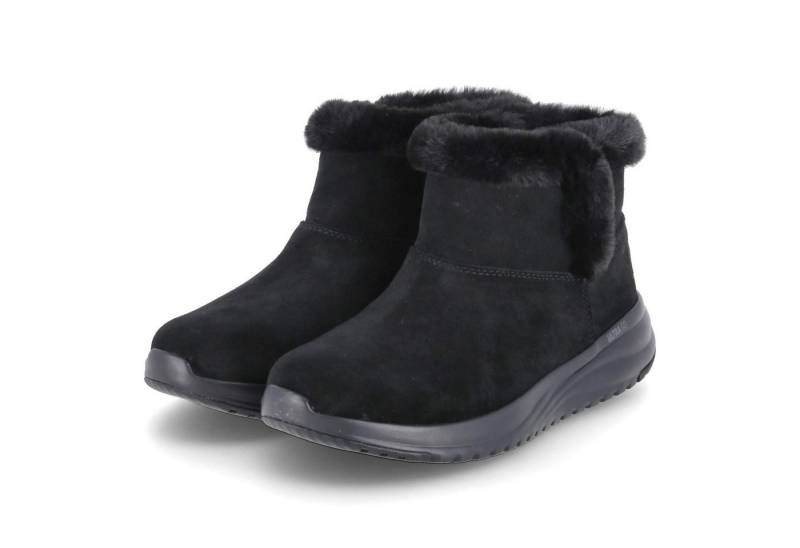 Skechers Skechers 144775 BBK Damen Leder & Textil schwarz Winterstiefel von Skechers