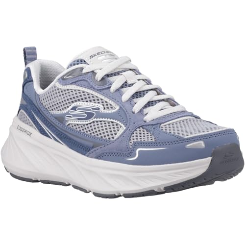 Skechers 150493 SLT Schnürhalbschuh Leder und Synthetik Damen in blau-Kombi - Gr. 40 von Skechers