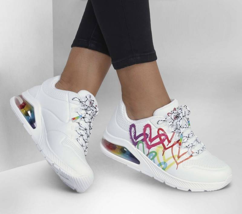 Skechers 155521-WHT - Skechers Uno Spread the Love Sneaker von Skechers