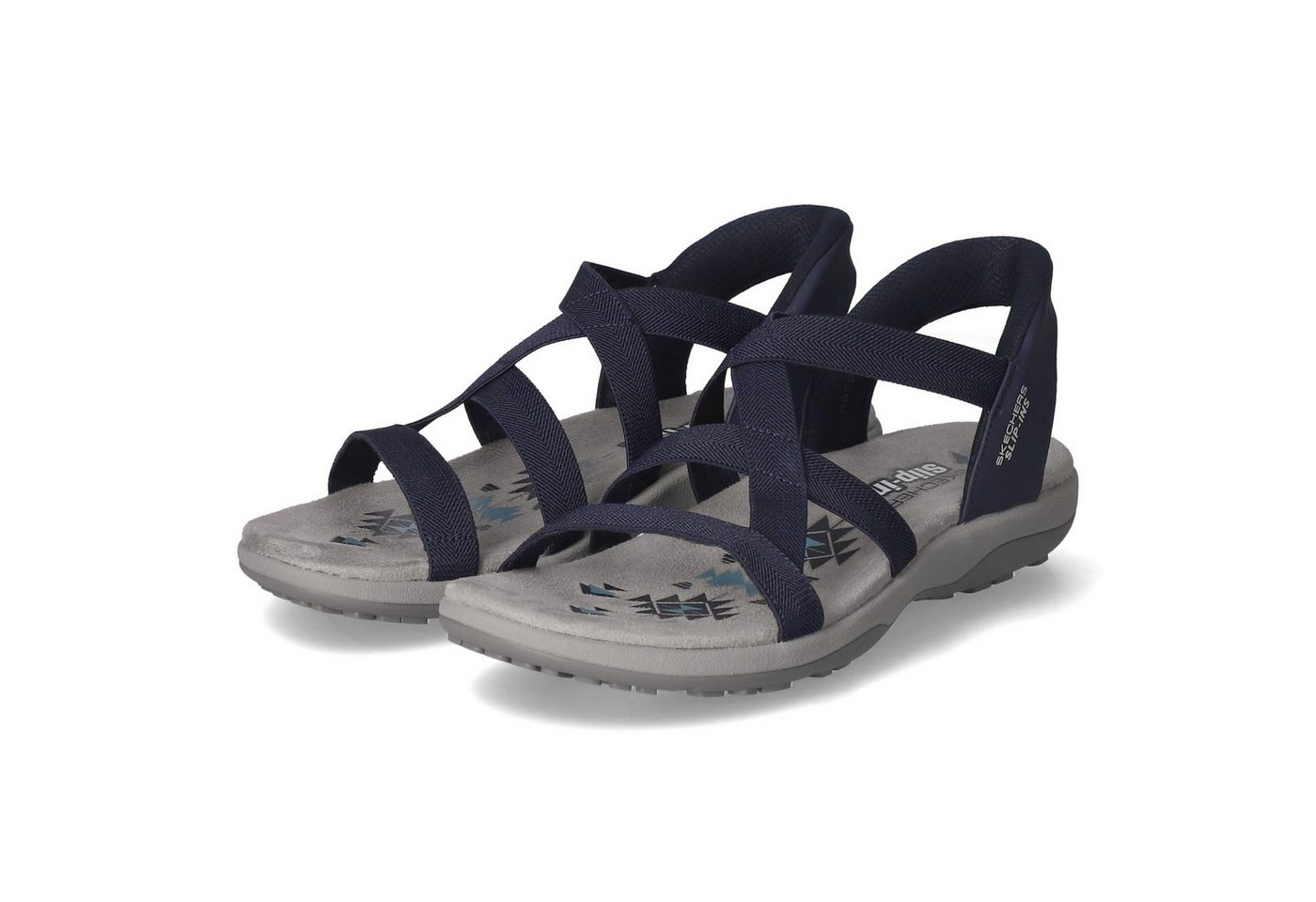 Skechers Skechers 163460 NVY Damen Textil & Synthetik blau Sandalette von Skechers