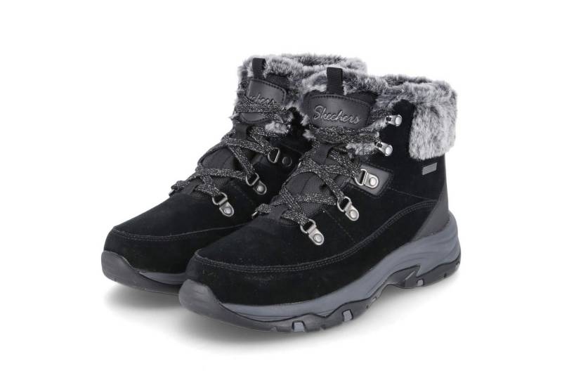 Skechers Skechers 167882 BLK Damen Leder und Synthetik schwarz Winterstiefel von Skechers