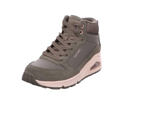Skechers 177181 OLV Schnürstiefel Leder und Synthetik Damen in grün - Gr. 40 von Skechers