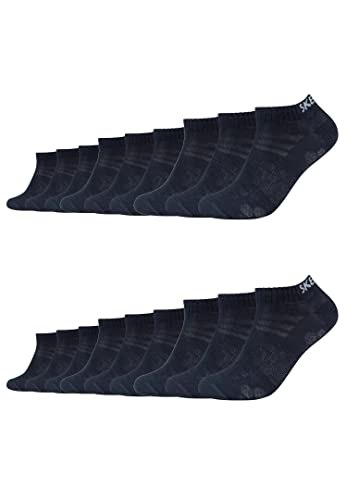 Skechers 18 Paar Unisex Sneaker Socken SK43022, Farbe:Navy, Socken & Strümpfe:35-38 von Skechers