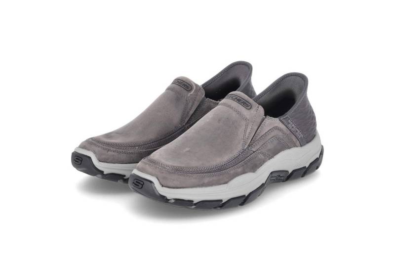 Skechers Skechers 204810 CHAR Herren Leder & Textil schwarz Slipper von Skechers