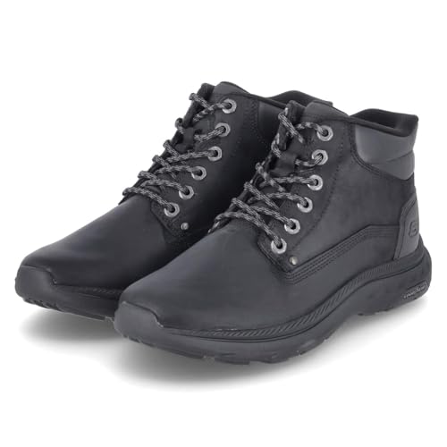 Skechers 205333 BBK Schnürstiefel Leder und Synthetik Herren in schwarz - Gr. 46 von Skechers