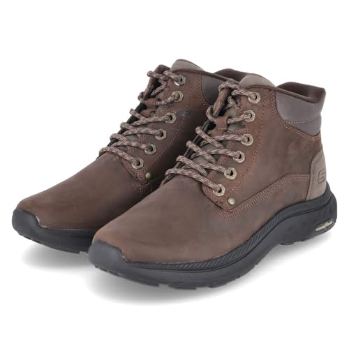 Skechers 205333 COC Schnürstiefel Leder und Synthetik Herren in braun - Gr. 43 von Skechers