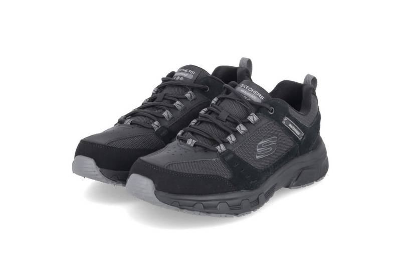 Skechers Skechers 237386 BBK Herren Leder & Textil schwarz Schnürschuh von Skechers