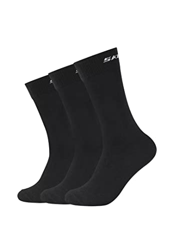 Skechers 3 Paar Unisex Basic Socken SK41040, Farbe:Black, Socken & Strümpfe:35-38 von Skechers