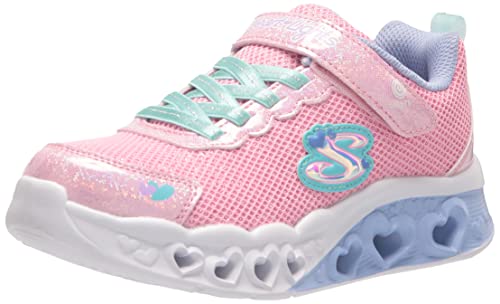 Skechers 302317L PKMT Sneaker, Pink Sparkle Mesh/Multi Trim, 35 EU von Skechers