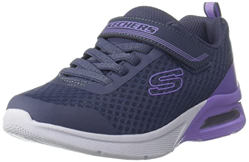 Skechers 302343L Char Sneaker, Charcoal Mesh/Lavender Trim, 31 EU von Skechers