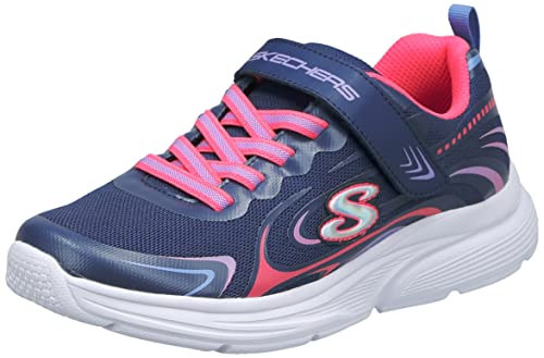 Skechers 303520L NVMT Sneaker, Navy Mesh/Multi Trim, 43 EU von Skechers