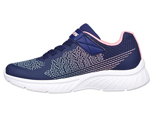 Skechers 303610L NVPK Sneaker, Navy Synthetic/Pink Trim, 31 EU von Skechers