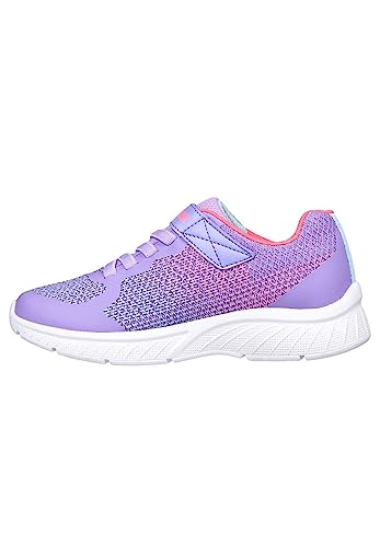 Skechers Mädchen 303610l Lvhp Sneaker, Lavendelfarbener Synthetischer Rand in Hot Pink, 31 EU von Skechers