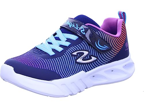 Skechers 303700L NVMT Sneaker, Navy Mesh/Multi Trim, 35 EU Skechers 303700L NVMT Sneaker, Navy Mesh/Multi Trim, 35 EU von Skechers