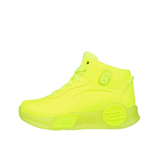 Skechers 310100l Nyel Sneaker, Neon-gelber Synthetik-Rand, 35 EU von Skechers