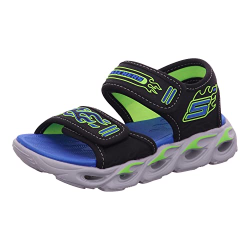 Skechers Jungen Thermo Sandalen mit Licht, schwarzes, 28 EU von Skechers