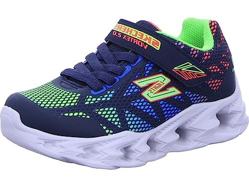 Skechers 400602n Nvmt Sneaker, Marineblau, Synthetisches Multi-Besatz, 21 EU von Skechers