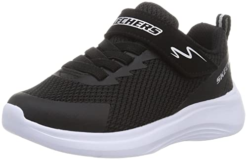 Skechers 403764L BLK Sneaker, Black Textile/White Trim, 33 EU von Skechers