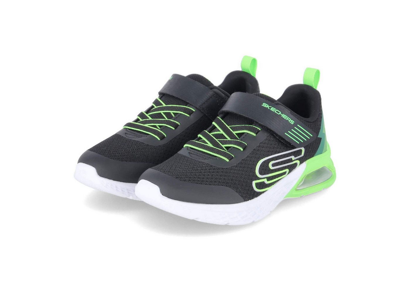 Skechers Skechers 403932L BKLM Jungen Textil & Synthetik schwarz-kombi Slipper von Skechers