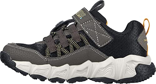 Skechers 406423L CHBK Sneaker, Chocolate Synthetic/Textile/Gold & Black Tr, 33.5 EU von Skechers