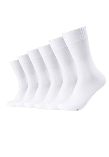 Skechers 6 Paar Herren Sportsocken Crew Socken SK41007, Farbe:White, Socken & Strümpfe:39-42 von Skechers