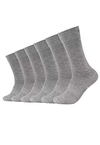 Skechers 6 Paar Unisex Basic Socken SK41040, Farbe:Light Grey Melange 3390, Socken & Strümpfe:39-42 von Skechers