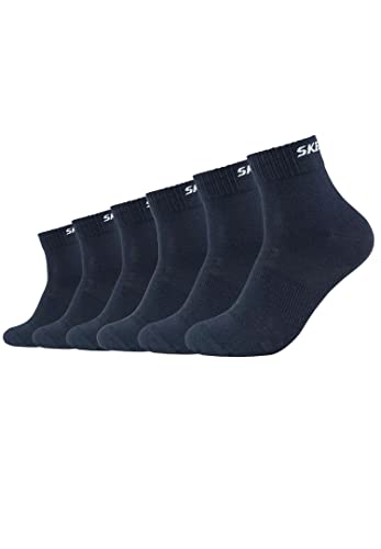 Skechers 6 Paar Unisex Quarter Socken SK42017, Farbe:Navy, Socken & Strümpfe:43-46 von Skechers