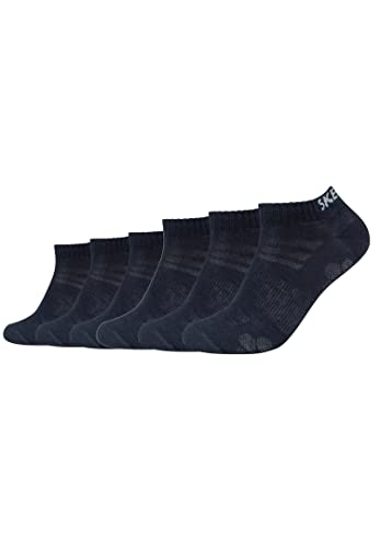 Skechers 6 Paar Unisex Sneaker Socken SK43022, Farbe:Navy, Socken & Strümpfe:43-46 von Skechers