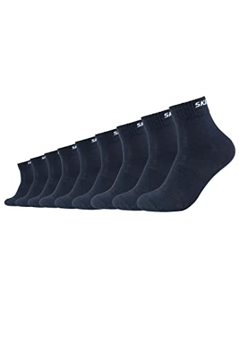 Skechers 9 Paar Unisex Quarter Socken SK42017, Farbe:Navy, Socken & Strümpfe:35-38 von Skechers