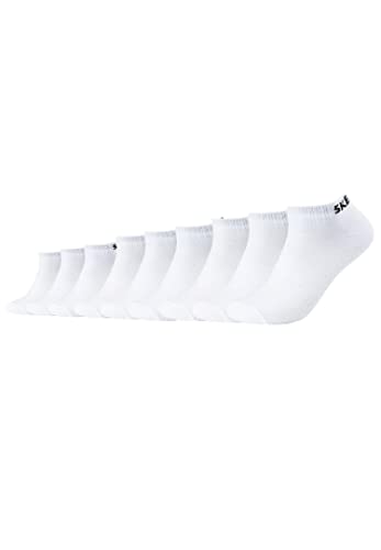 Skechers 9 Paar Unisex Sneaker Socken SK43022, Farbe:White, Socken & Strümpfe:35-38 von Skechers