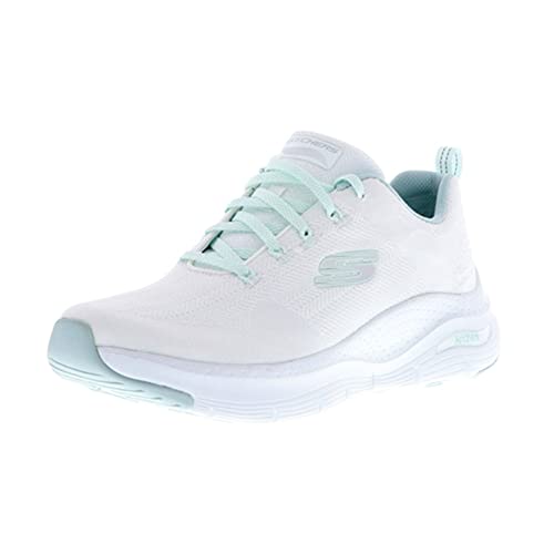 Skechers Damen Arch Fit Sneaker, White Mint Wmnt, 39 EU von Skechers