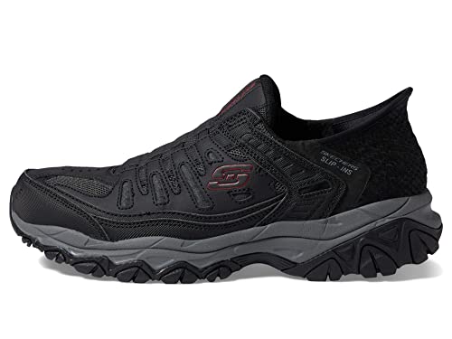 Skechers Afterburn M. Fit Ridgeburn Slip-In, Schwarz/Dunkelgrau, 41.5 EU von Skechers