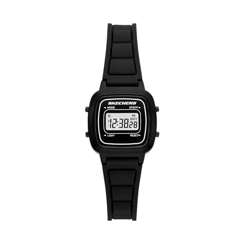 Skechers Alta Digitale Chronograph-Armbanduhr für Damen, Farbe: Schwarz (Modell: SR2138), Schwarz, Alta von Skechers