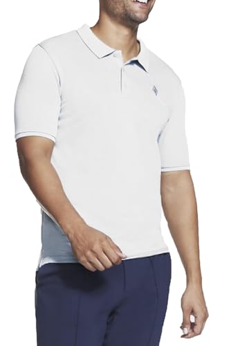 Skechers Apparel Off Duty Polo Shirt Herren T-Shirt M3TO45 100 WHT Weiss, Bekleidungsgröße:XXL von Skechers