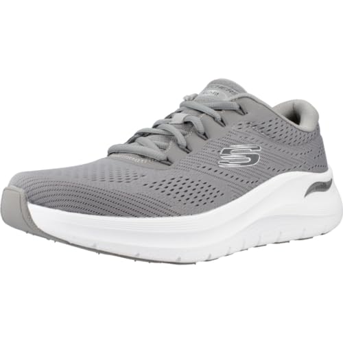 Skechers Arch Fit 2.0 Sport Herren, Grau Mesh Synthetik, 42 EU von Skechers