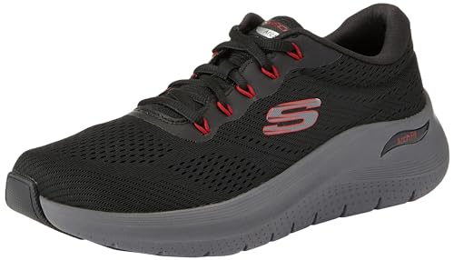 Skechers Herren Sneakers, Schwarzes Mesh-Synthetik, 45 EU Skechers Herren Sneakers, Schwarzes Mesh-Synthetik, 45 EU von Skechers