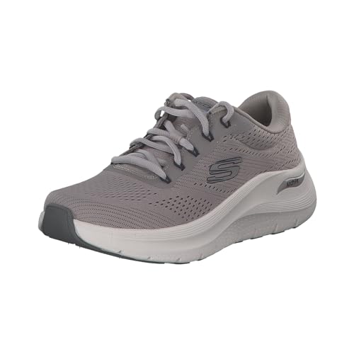 Skechers Herren Arch Fit 2.0 Sneakers, Taupe Mesh Synthetik, 45 EU von Skechers