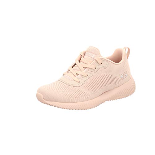 Skechers Damen Bobs Squad - Tough Talk Sneaker, Pink, 38 EU von Skechers