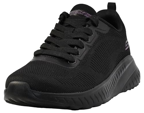 Skechers Bobs Squad Chaos Face Off Damen Sportschuhe, Schwarz, 35 EU Weit von Skechers