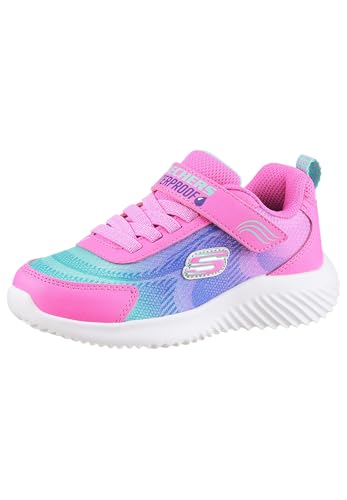 Skechers Bounder Hydra Cool Sneaker, Hot Pink Synthetic/Multi Trim, 32 EU von Skechers