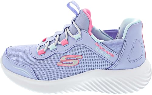 Skechers Mädchen Bounder Simple Cute Sneakers,Sports Shoes, Lavender, 28 EU von Skechers