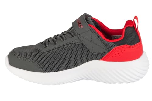 Skechers Bounder-Tech Sneaker, Charcoal/Red, 21 EU von Skechers