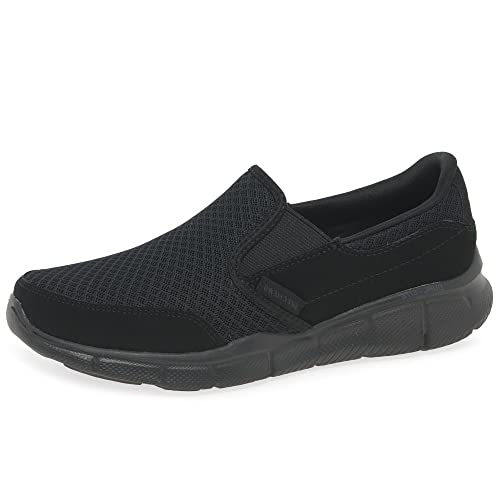 Skechers Boy's Equalizer-Persistent Slip On Trainers, Black (Black Bbk), 12.5 Child UK (31 EU) von Skechers