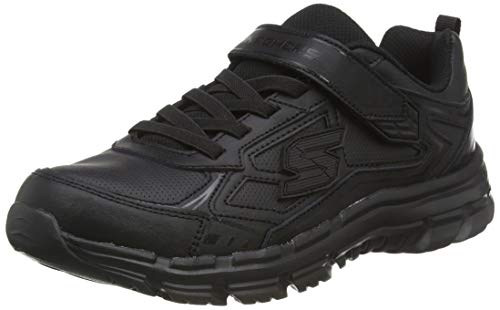 Skechers Boy's Nitrate-microblast Trainers, Black (Black BBK), 9.5 UK Child (27 EU) von Skechers